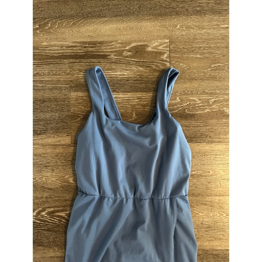 All in Motion Blue Athletic Mini Dress With Built in Shorts - Picture 4 of 12